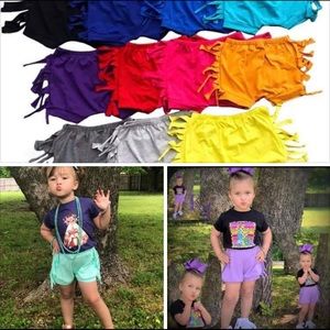 Children’s fringe shorts